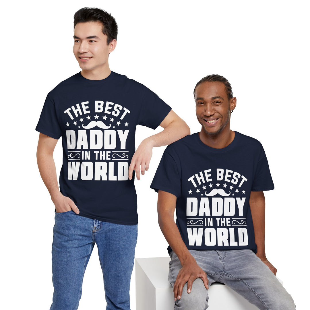 Dad's T-Shirt - The Best Daddy In The World Design