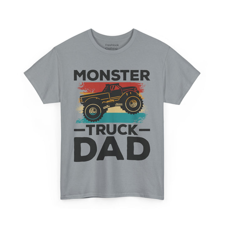 Dad's T-Shirt - Monster Truck Dad Design