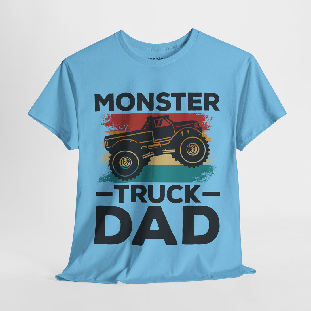 Dad's T-Shirt - Monster Truck Dad Design