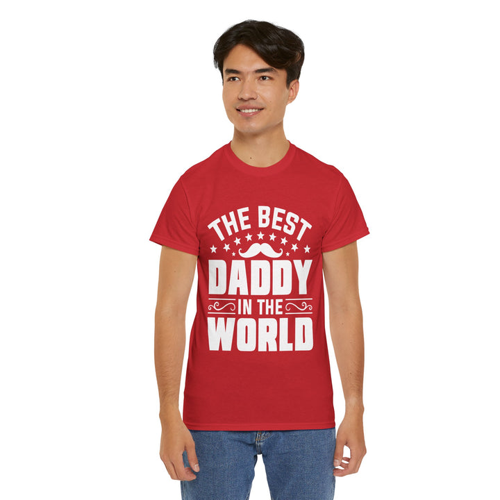 Dad's T-Shirt - The Best Daddy In The World Design