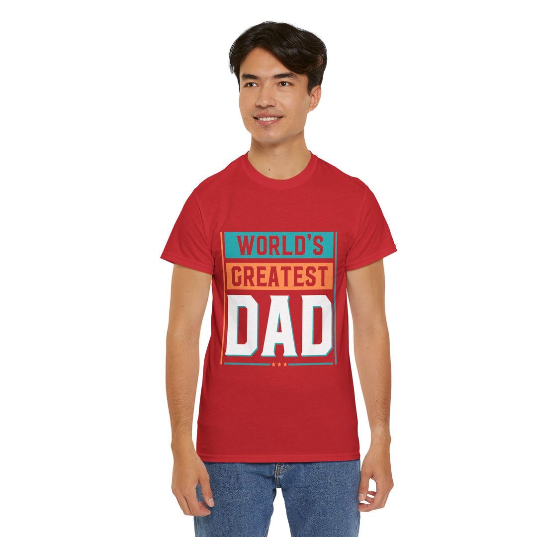 Dad's T-Shirt - World's Greatest Dad Design