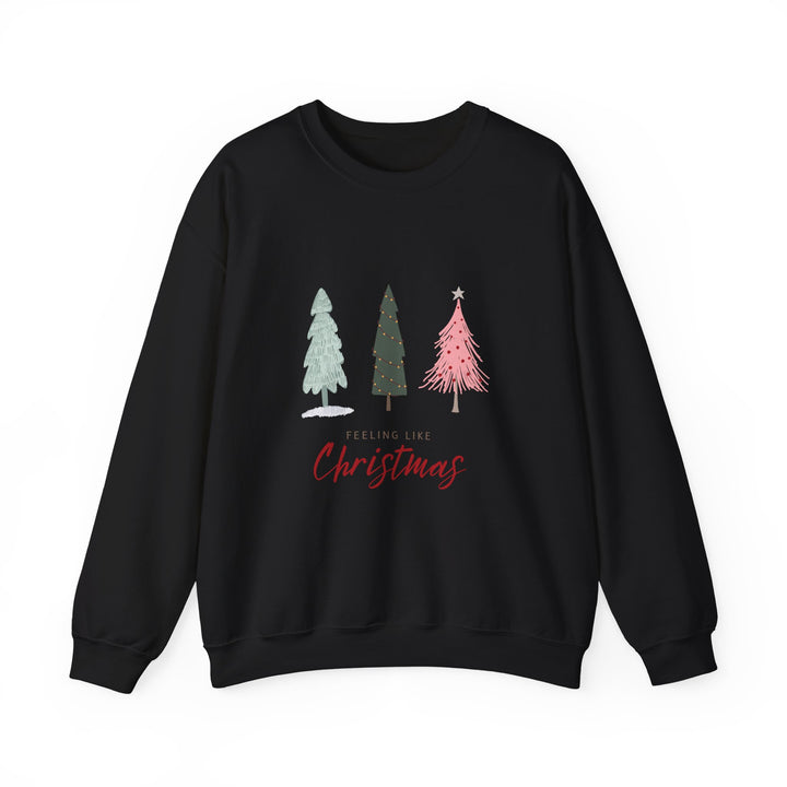 Feeling Like Christmas Crewneck Sweatshirt - Unisex Holiday Sweatshirt