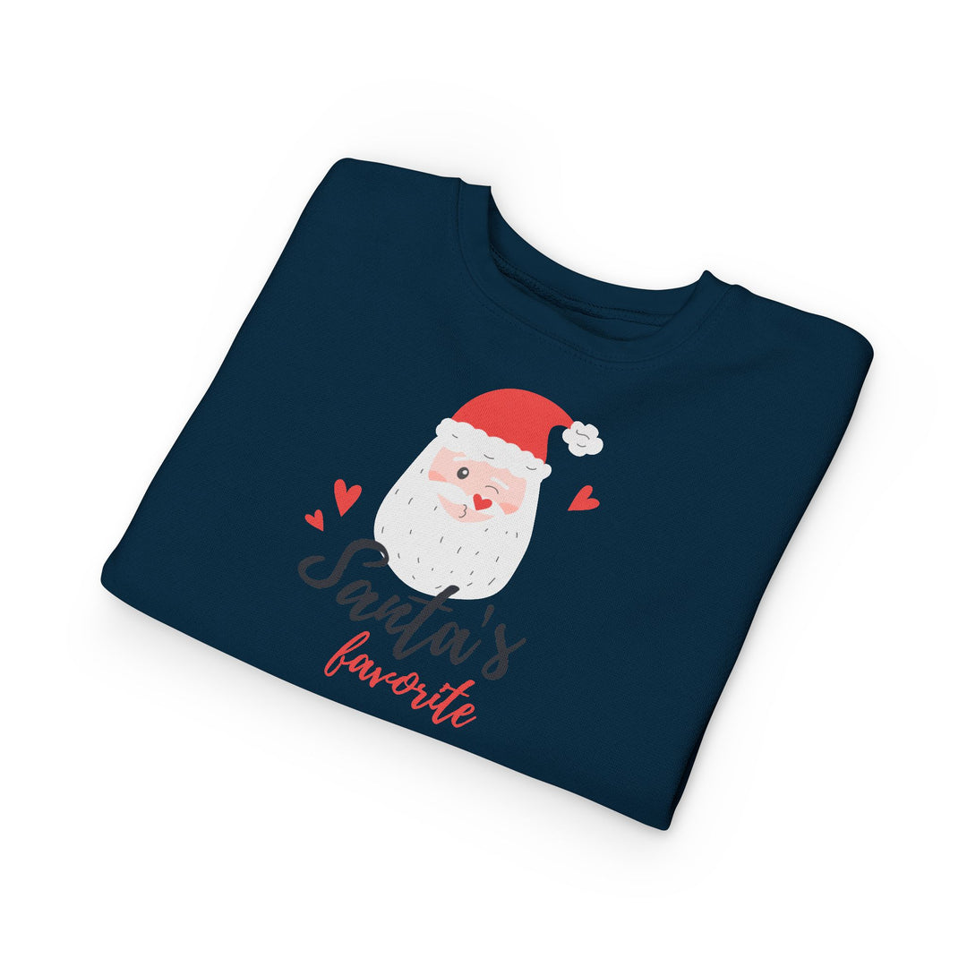 Toddler Sweatshirt — "Santa's Favorite" Cute Kids Christmas Pullover