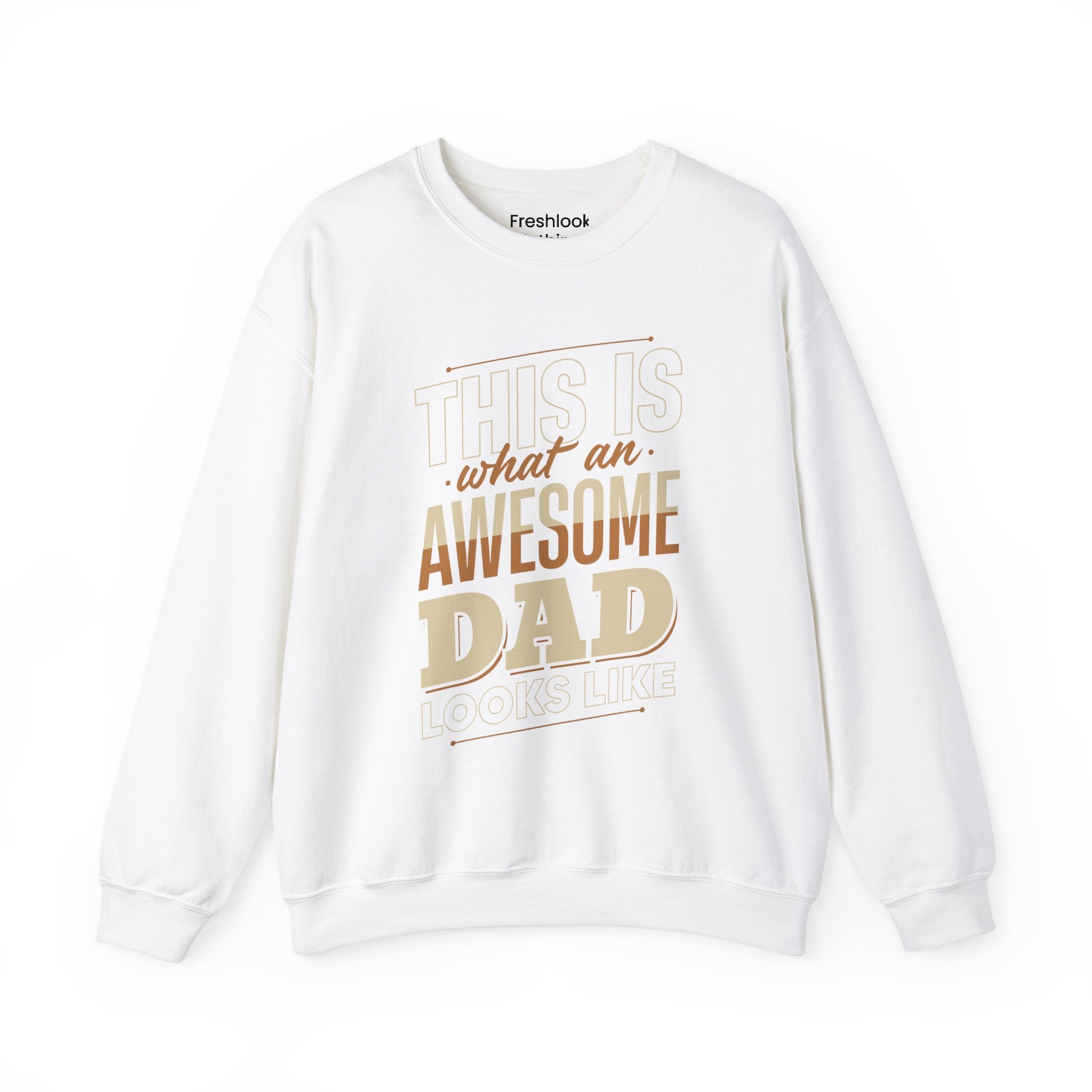 Dad’s Sweatshirt – This is What an Awesome Dad Looks Like Design
