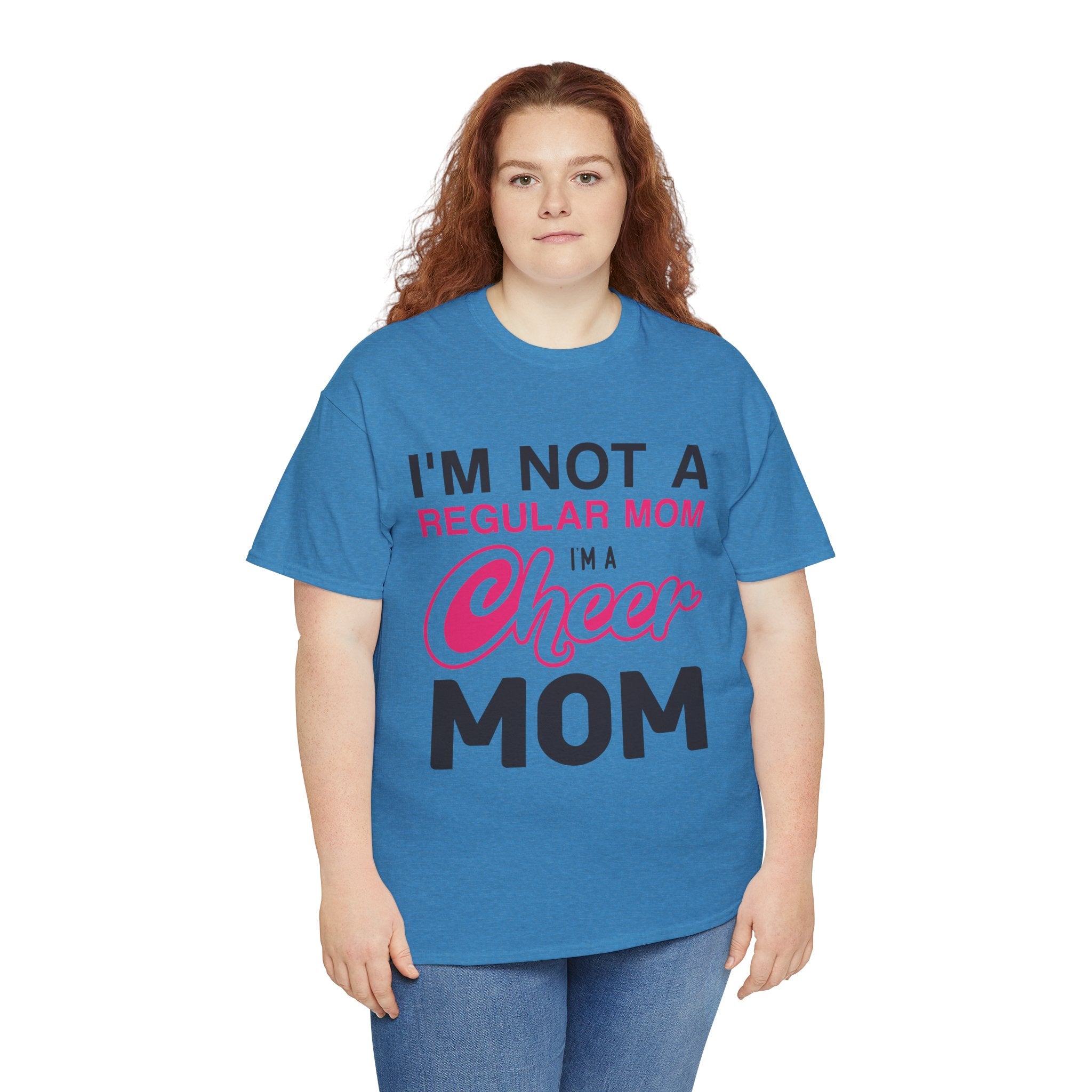 Mom T-Shirt - I'm Not A Regular Mom, I'm A Cheer Mom Design