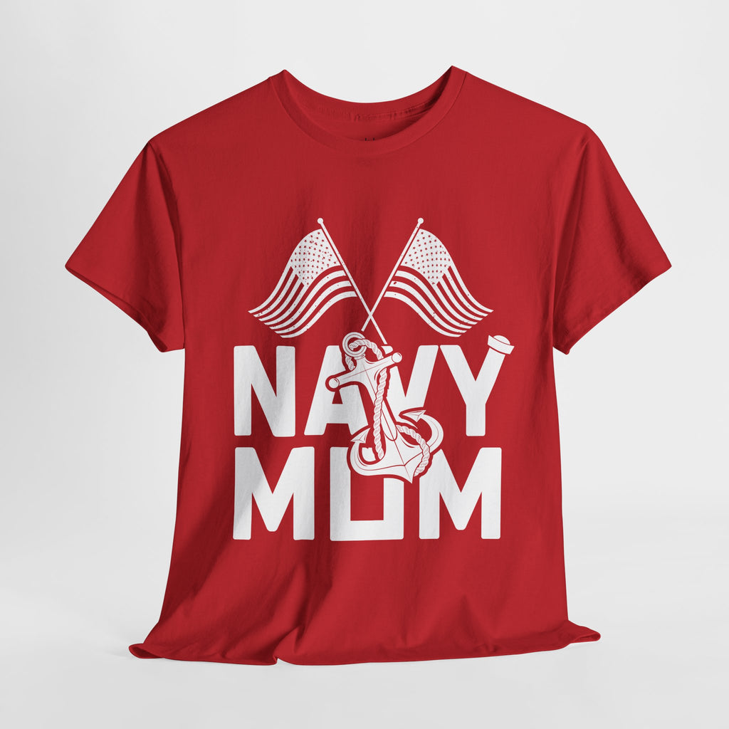 Mom T-Shirt – Navy Mom Design