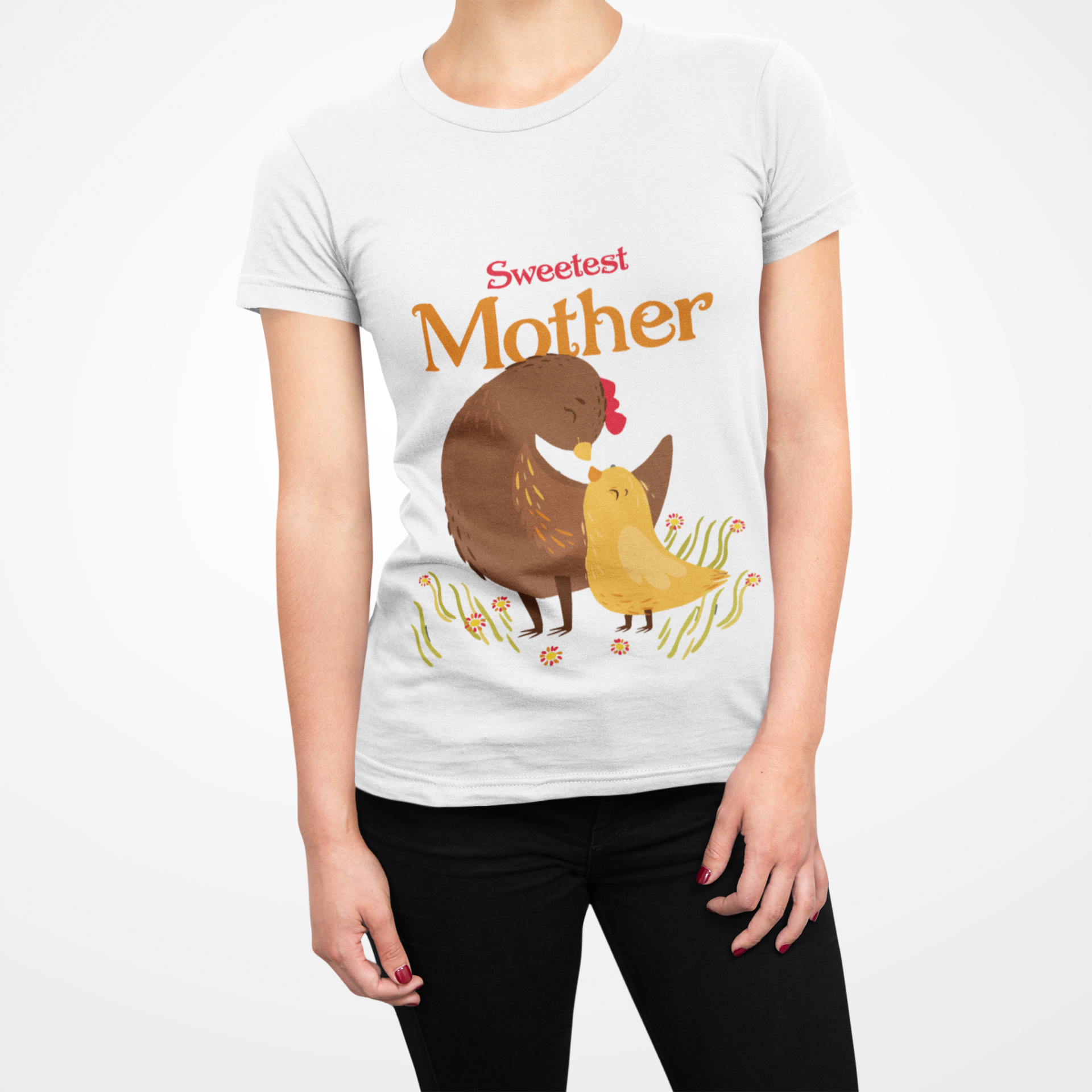 Mom T-Shirt - Sweetest Mother Design