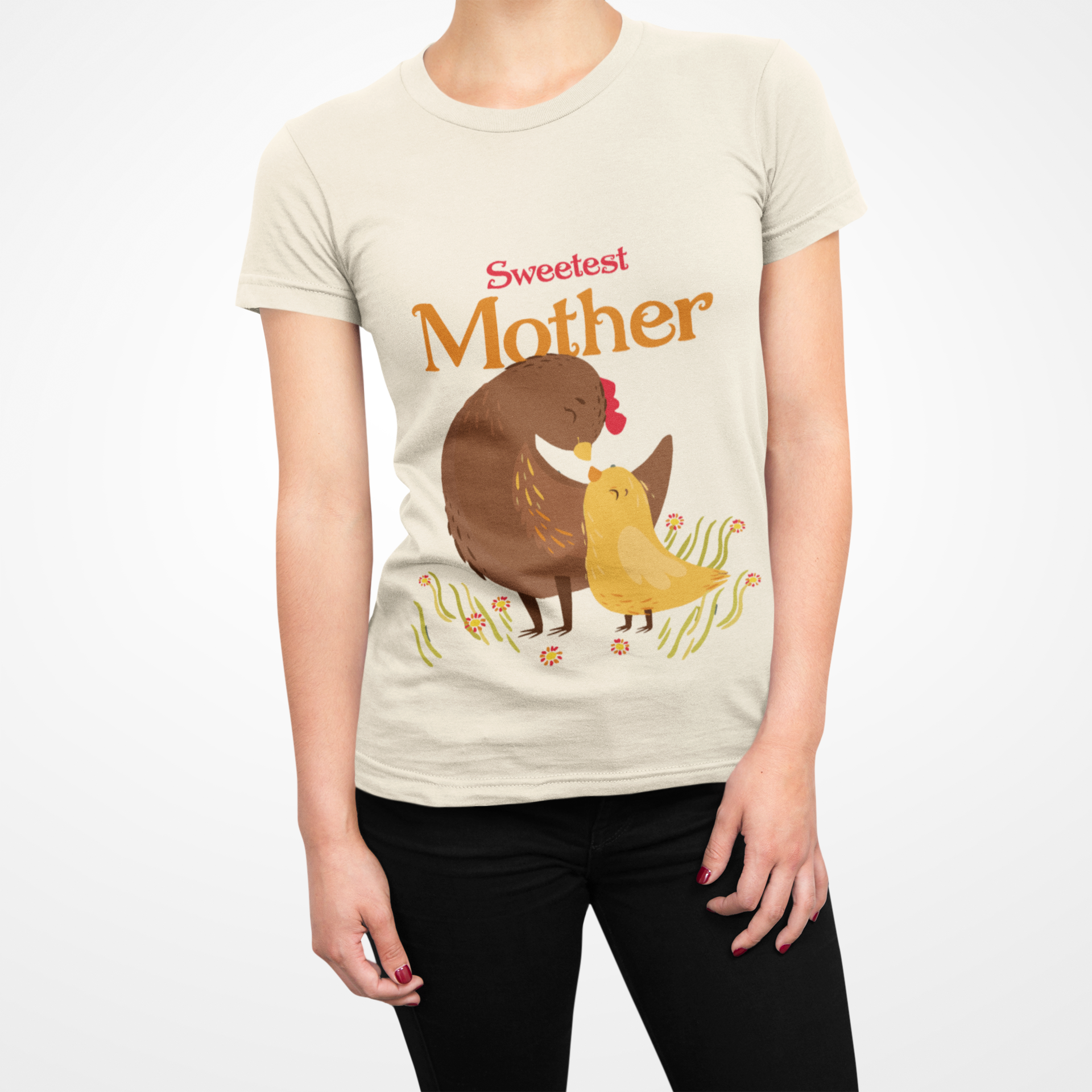 Mom T-Shirt - Sweetest Mother Design
