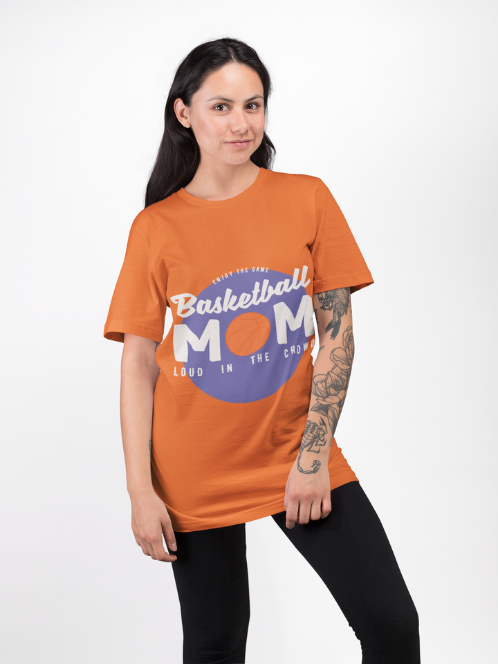 Mom T-Shirt - Basketball Mom Design | Loud in the Crowd