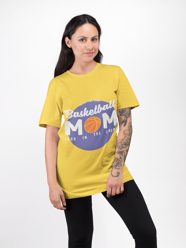 Mom T-Shirt - Basketball Mom Design | Loud in the Crowd