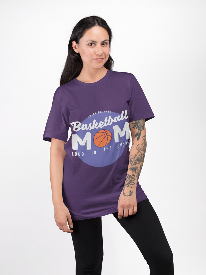 Mom T-Shirt - Basketball Mom Design | Loud in the Crowd