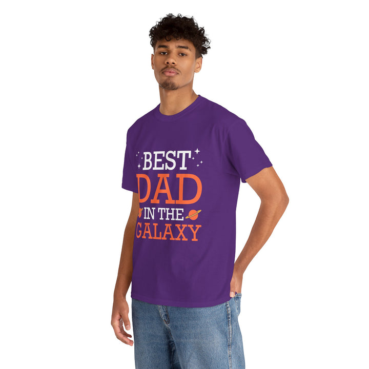 Dad's T-Shirt - Best Dad in the Galaxy Design