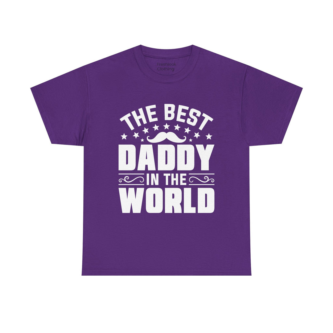 Dad's T-Shirt - The Best Daddy In The World Design