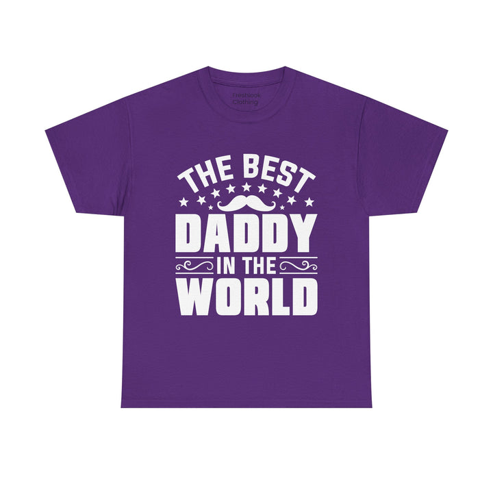 Dad's T-Shirt - The Best Daddy In The World Design