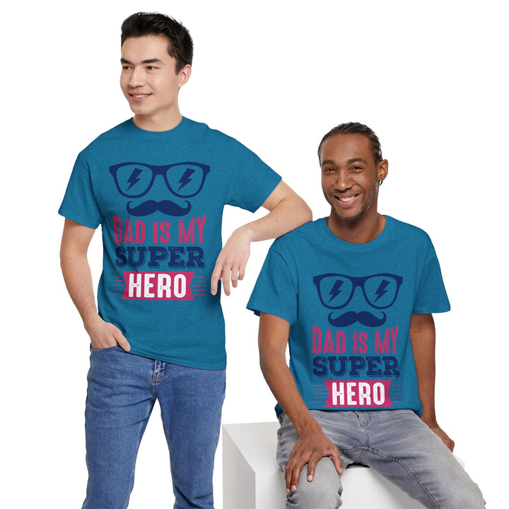 Dad's T-Shirt - Dad Is My Superhero Design