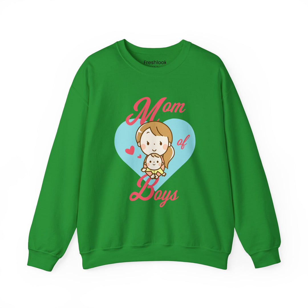 Mom's Sweatshirt - Mom of Boys Design