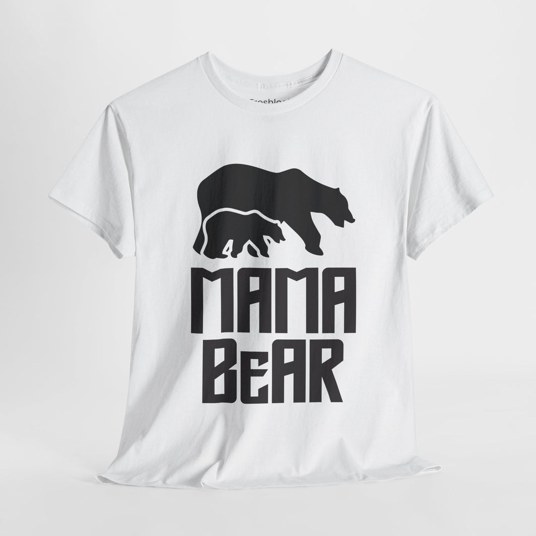 Mom’s T-shirt – Mama Bear Unisex Heavy Cotton Tee - Perfect Gift for Moms Design