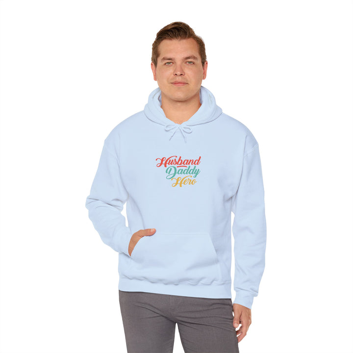 Dad’s Hooded Sweatshirt – Husband Daddy Hero Design