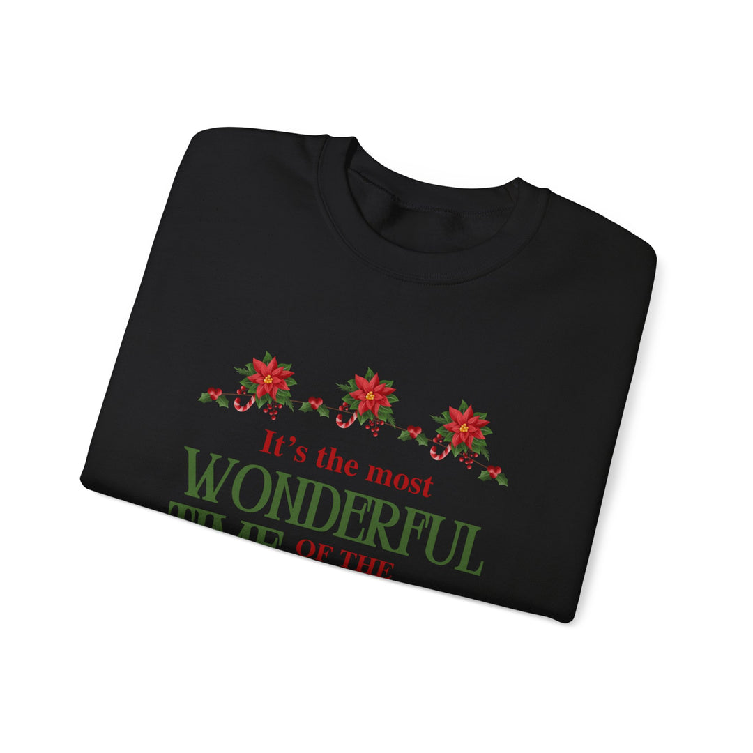 Sweatshirt — "It's the Most Wonderful Time of the Year" Holiday Crewneck