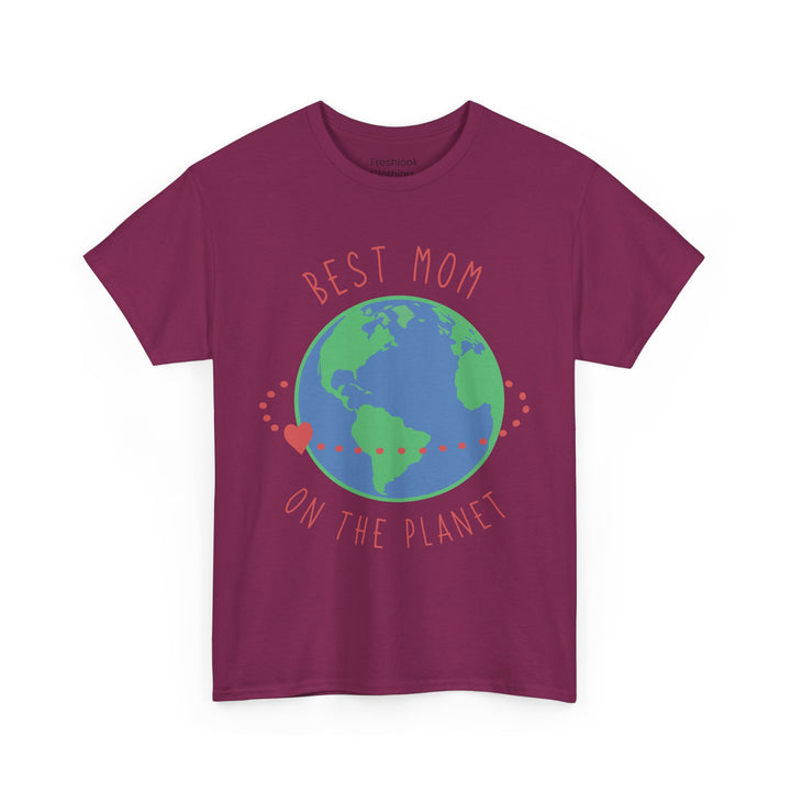 Mom T-Shirt - Best Mom on the Planet Design