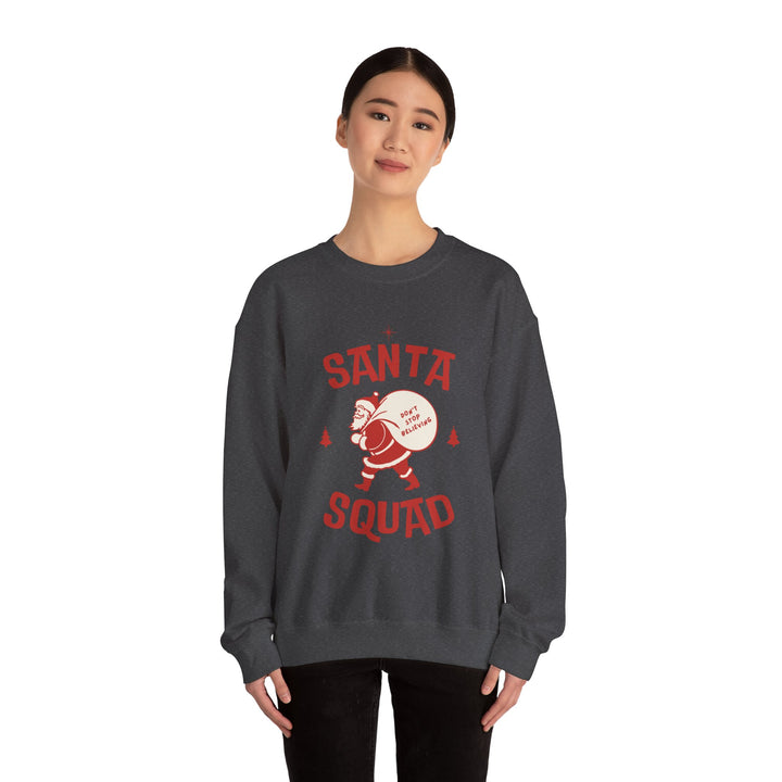 Santa Squad Sweatshirt — Retro Santa Holiday Crewneck