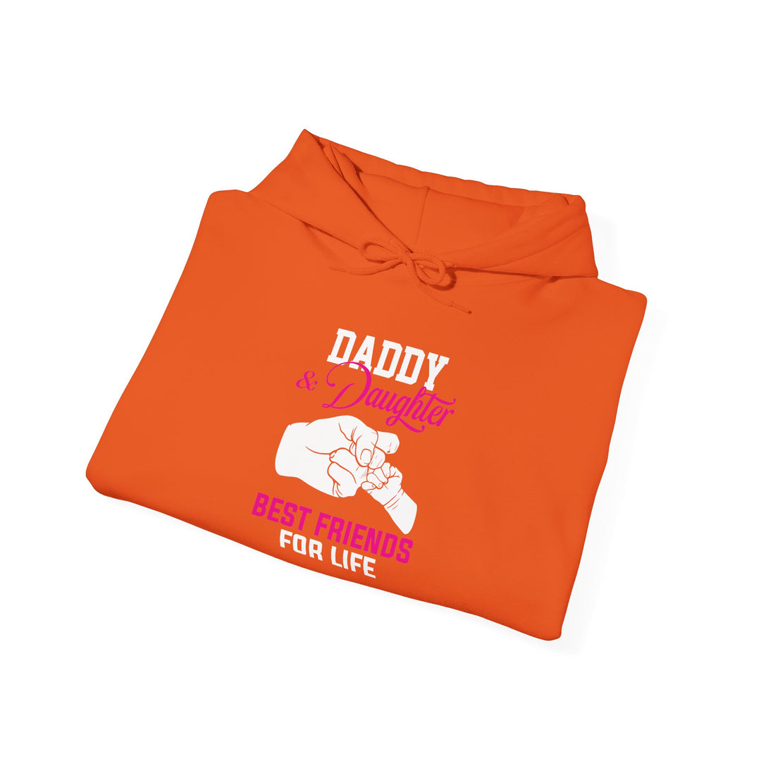 Dad’s Hooded Sweatshirt – Daddy & Daughter Best Friends Forever Design