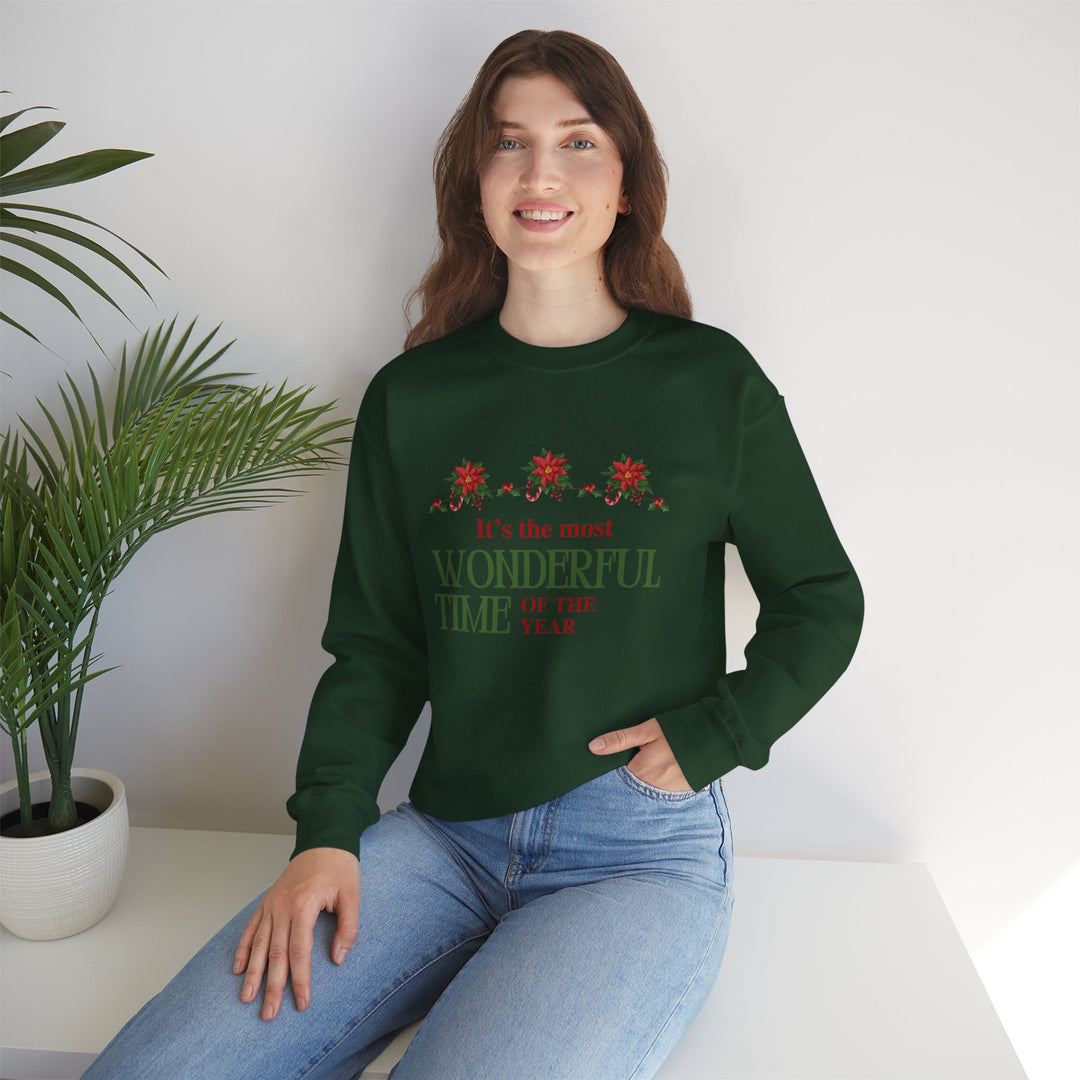 Sweatshirt — "It's the Most Wonderful Time of the Year" Holiday Crewneck