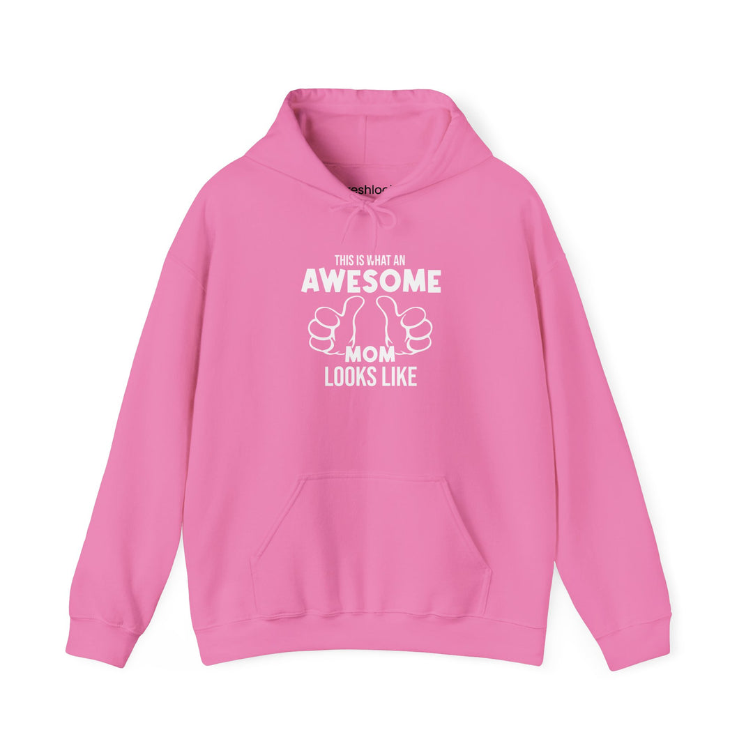 Mom's Unisex Hooded Sweatshirt  - Awesome Mom - Comfortable Awesome Mom Hoodie for Family Time