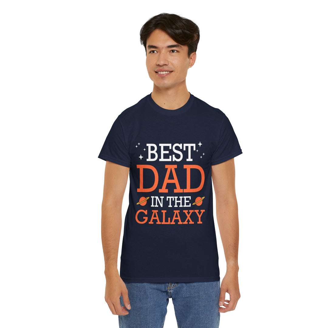 Dad's T-Shirt - Best Dad in the Galaxy Design