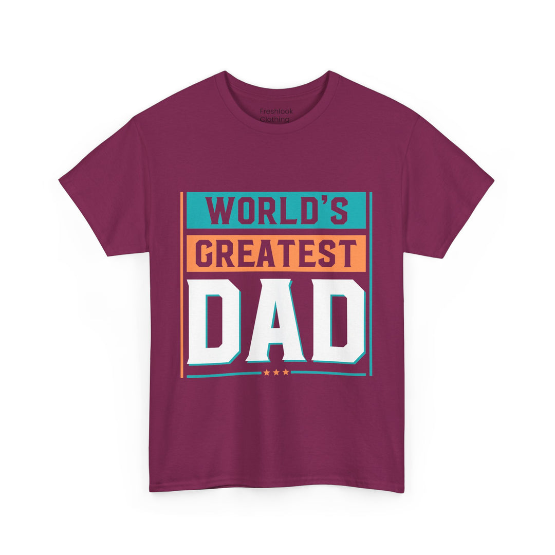 Dad's T-Shirt - World's Greatest Dad Design