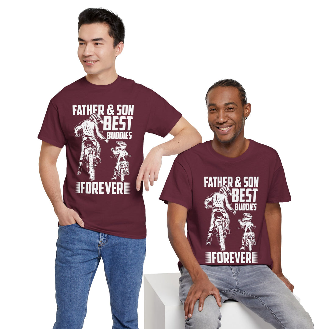 Dad's T-Shirt - Father & Son Best Buddies Forever Design