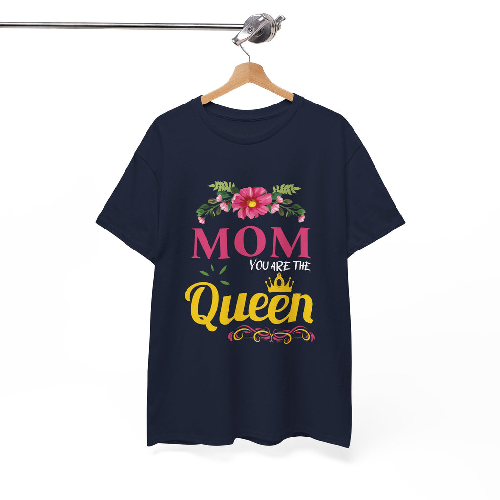 Mom T-Shirt – Mom You Are the Queen – Floral Design