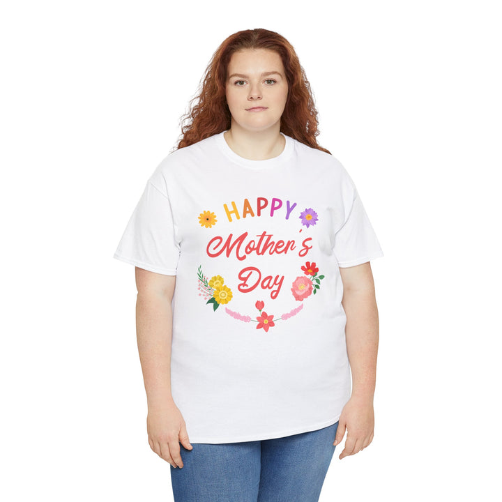 Mom T-Shirt - Happy Mother's Day Floral Design