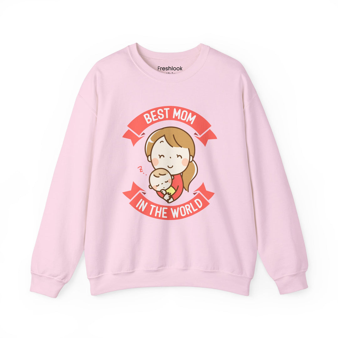 Mom's Sweatshirt - Best Mom in the World Design