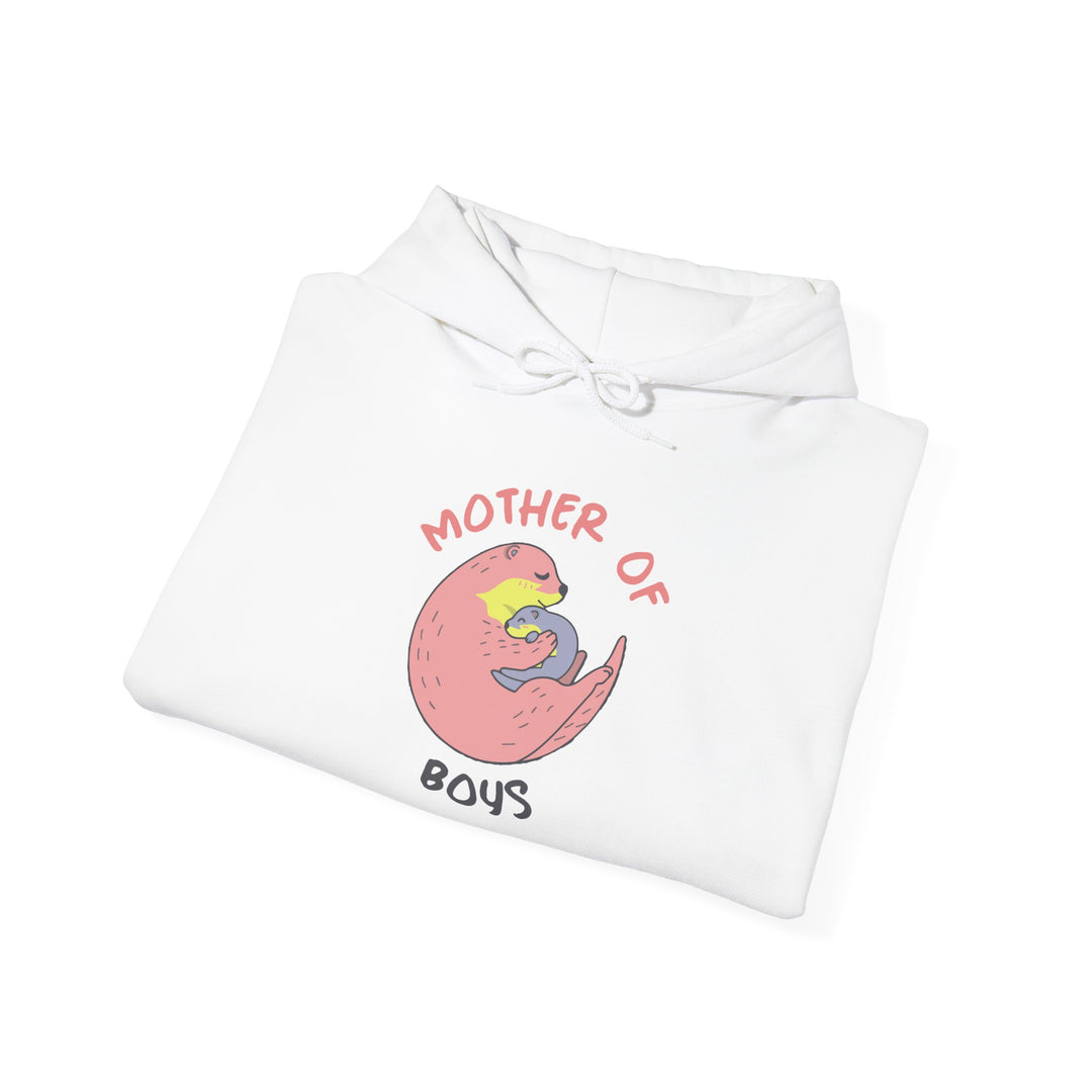 Mom's Unisex Hooded Sweatshirt – Mother of Boys Design