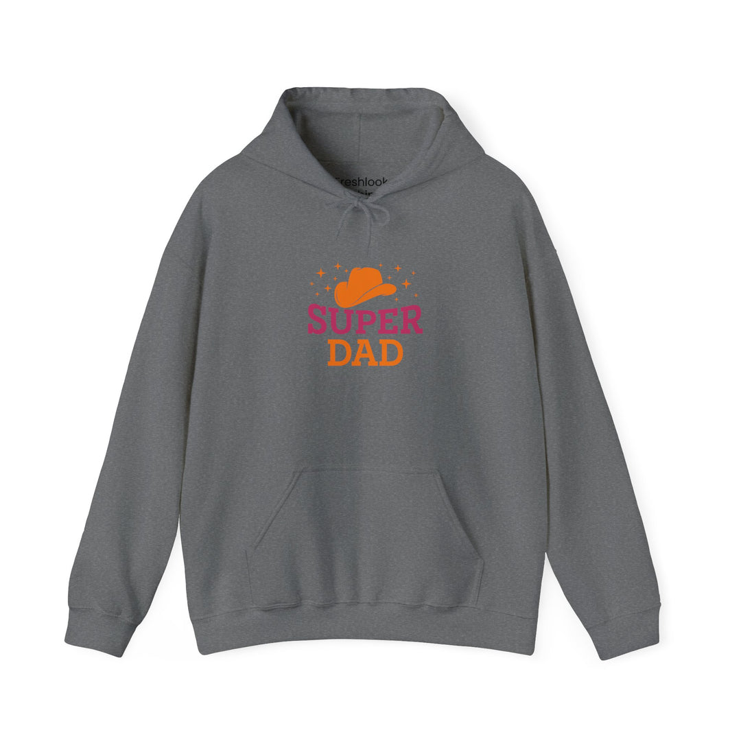 Dad’s Hooded Sweatshirt – Super Dad Design