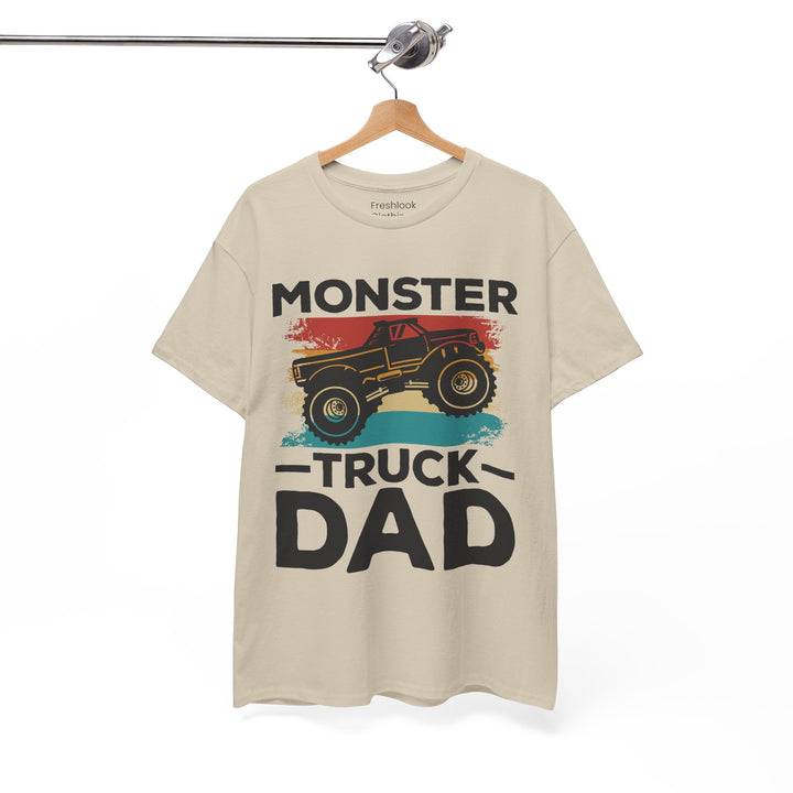 Dad's T-Shirt - Monster Truck Dad Design