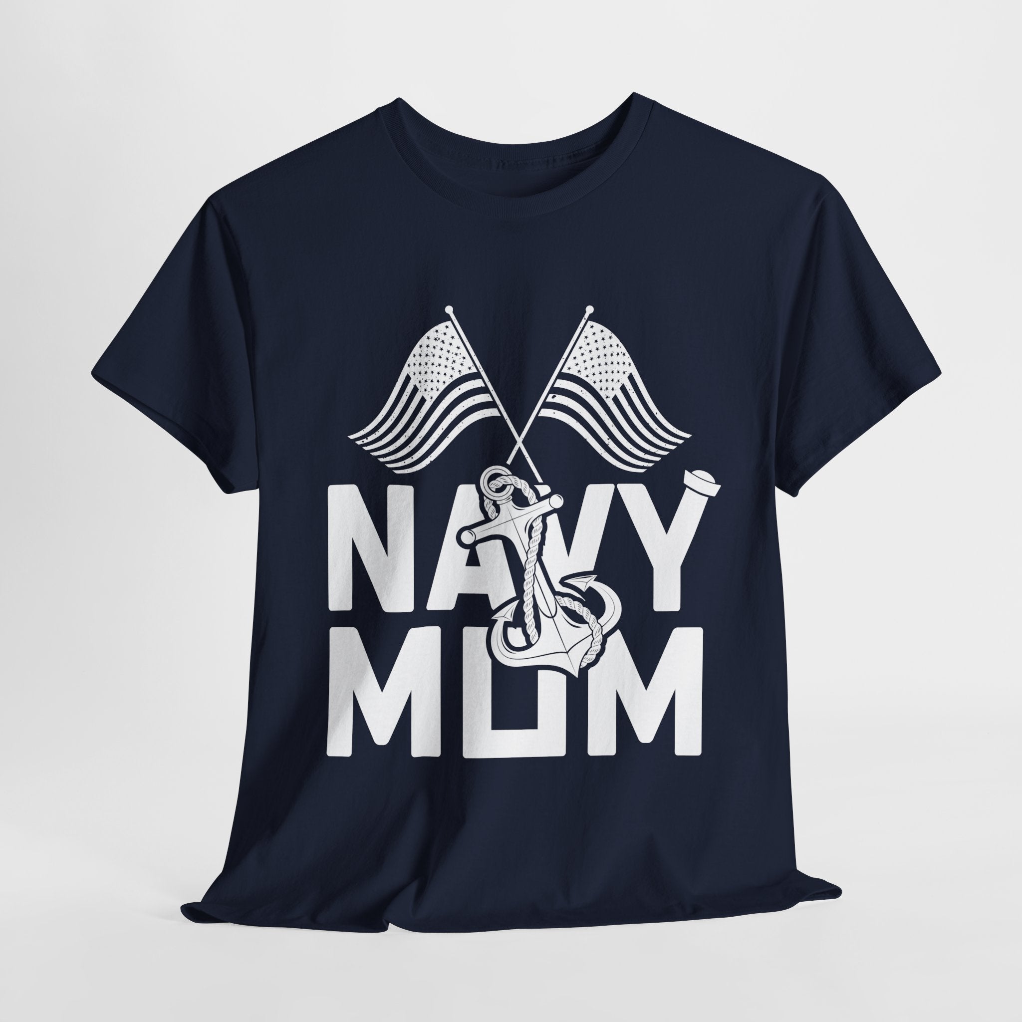 Mom T-Shirt – Navy Mom Design