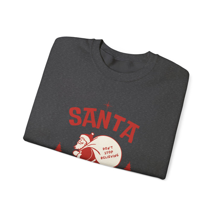 Santa Squad Sweatshirt — Retro Santa Holiday Crewneck