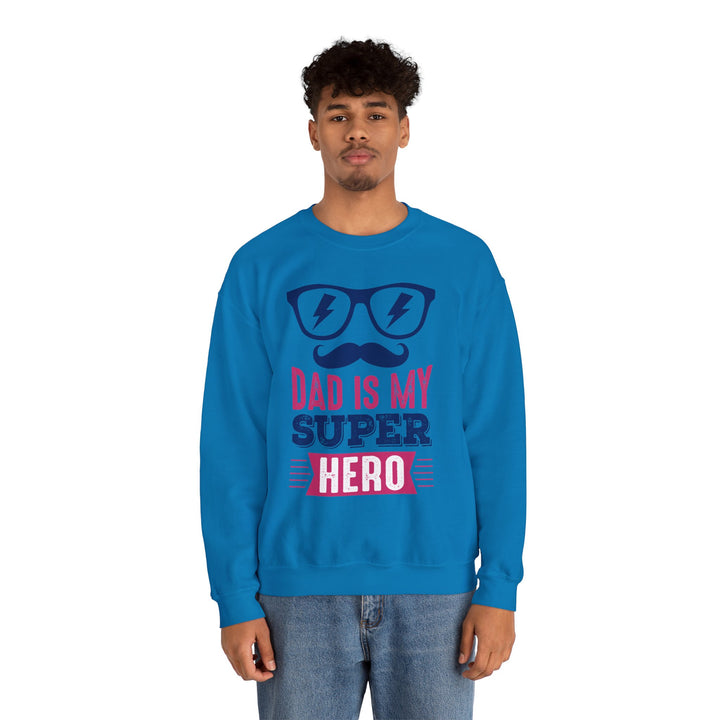 Dad’s Sweatshirt – Dad Is My Superhero Design