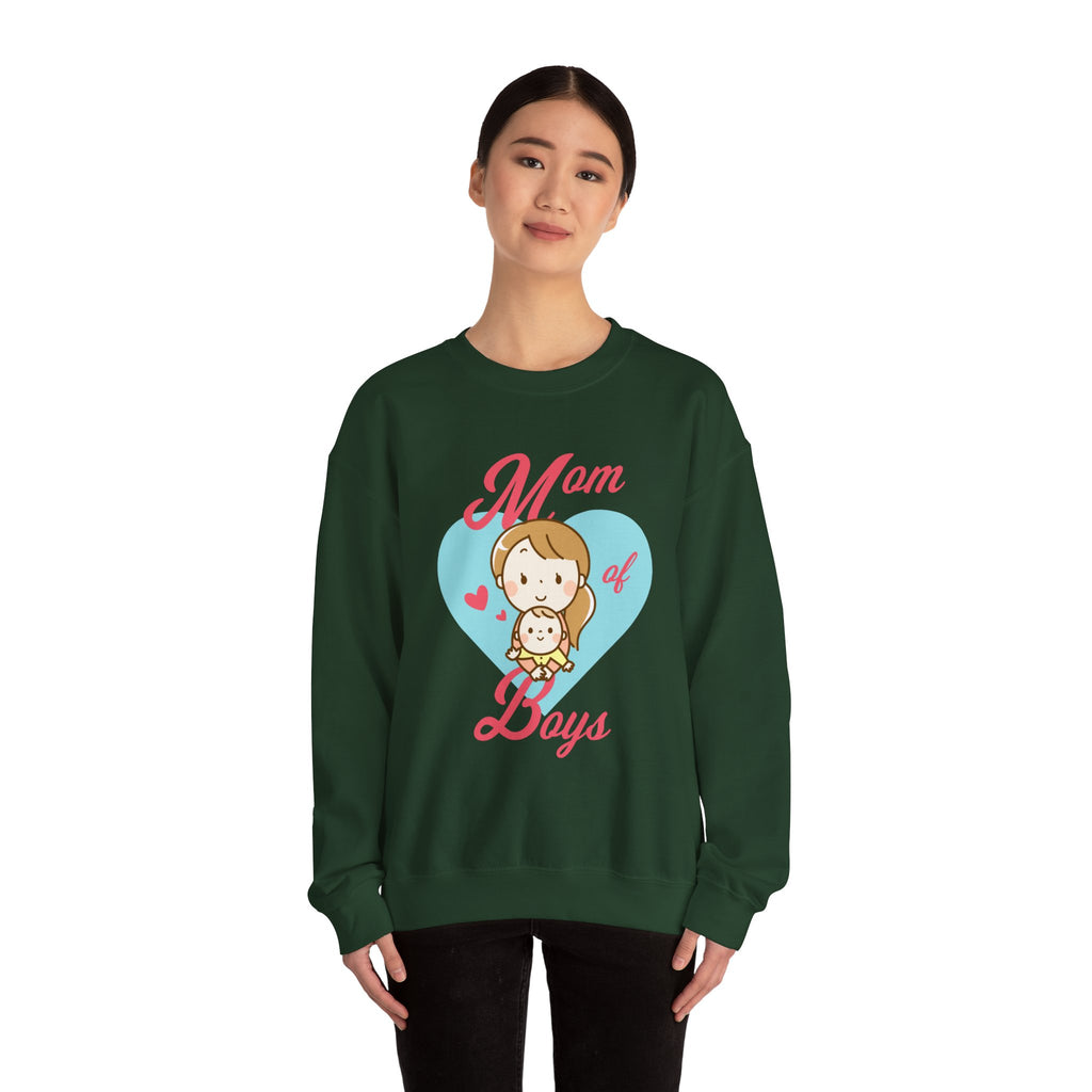 Mom Sweatshirt - Mom of Boys Design