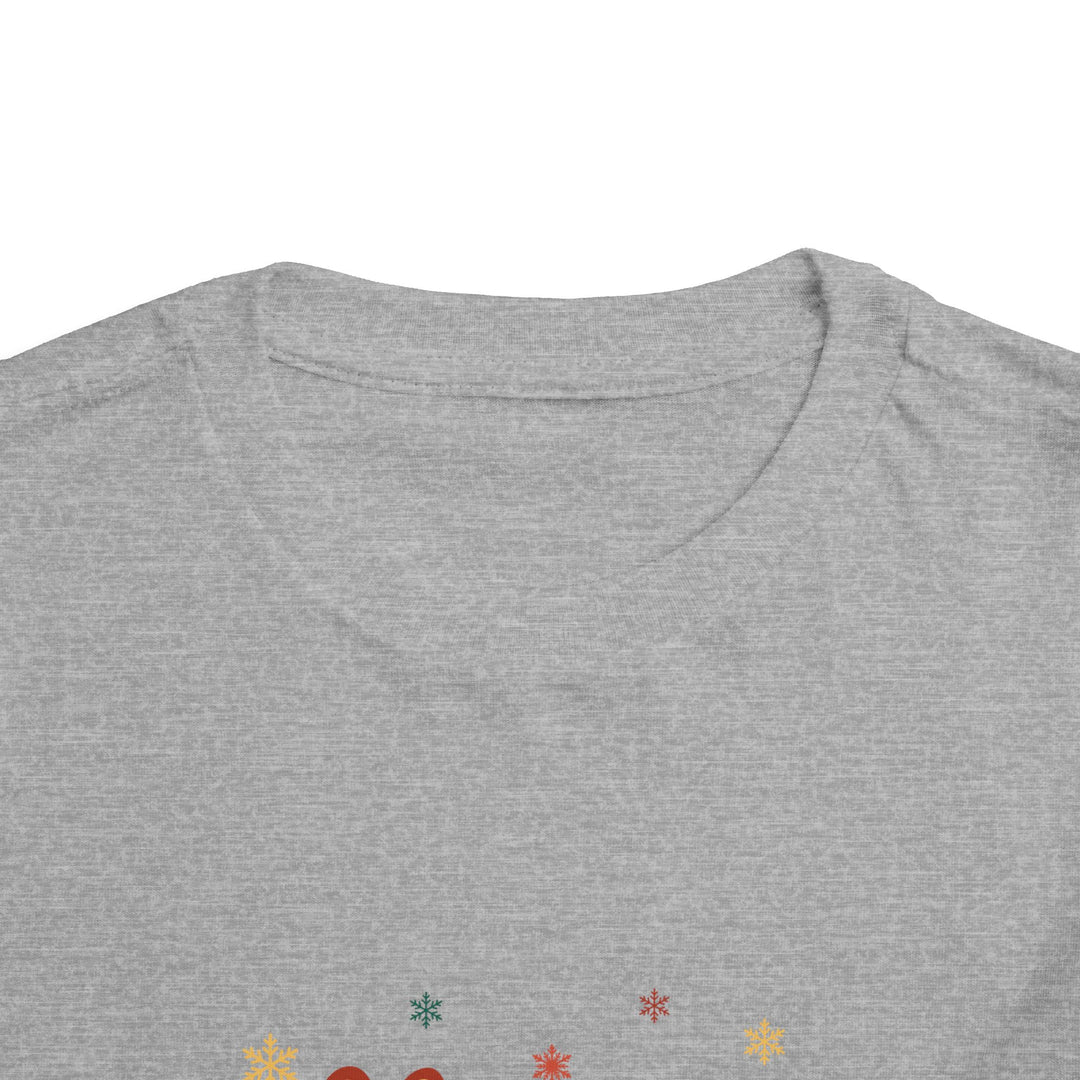 Toddler Christmas Tee — "Merry Christmas and Happy New Year" Holiday Shirt