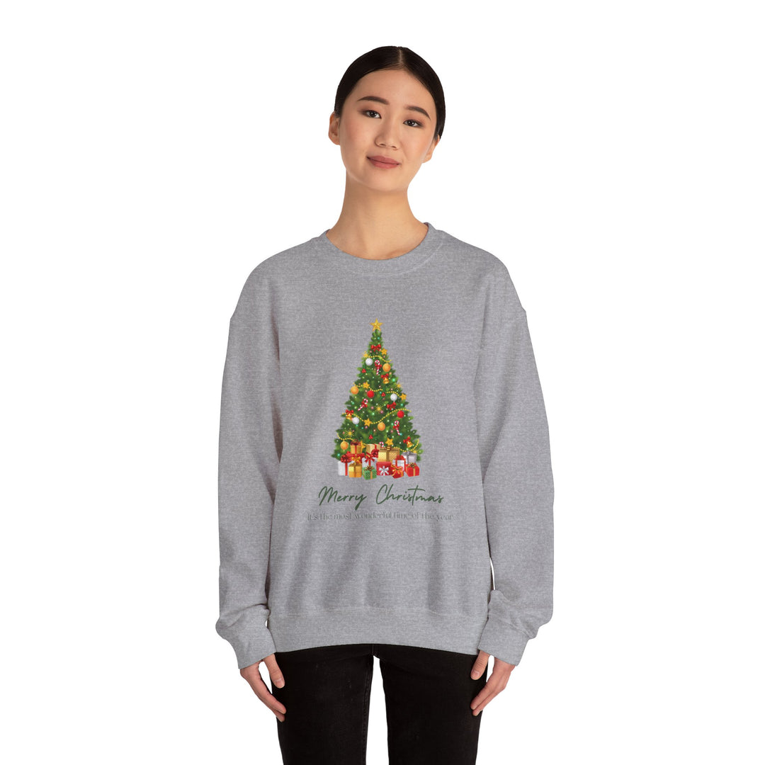 Christmas Tree Sweatshirt — Merry Christmas Holiday Crewneck