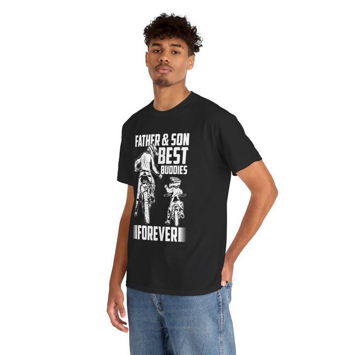 Dad's T-Shirt - Father & Son Best Buddies Forever Design