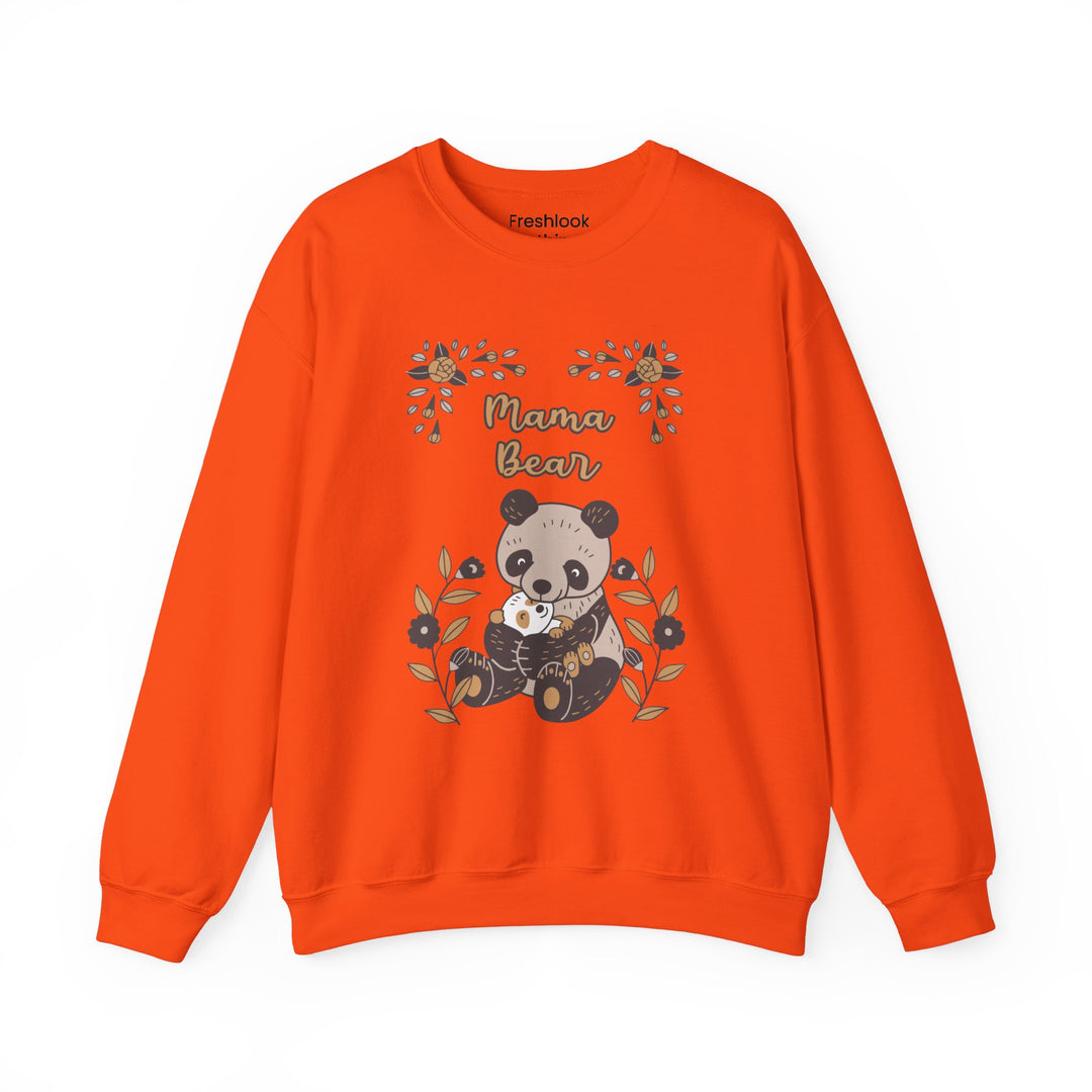 Mom's Sweatshirt - Mama Bear - Cozy Oversized Fit for Animal Lovers Design