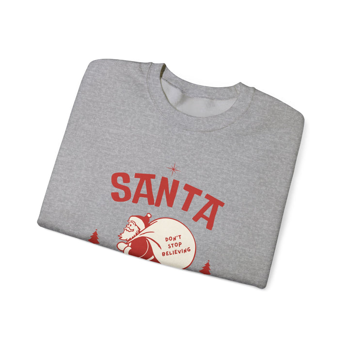 Santa Squad Sweatshirt — Retro Santa Holiday Crewneck