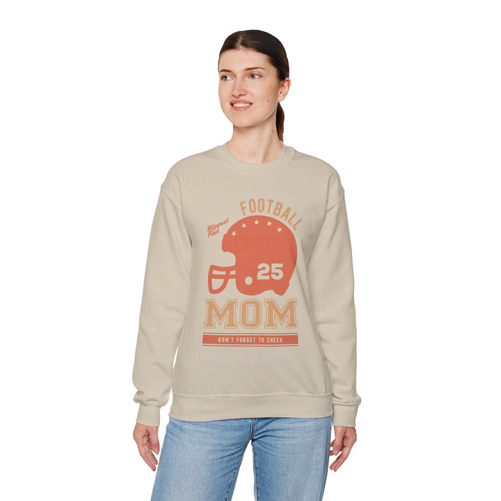 Mom's Sweatshirt - Biggest Football Fan Cheerful Design for Game Days