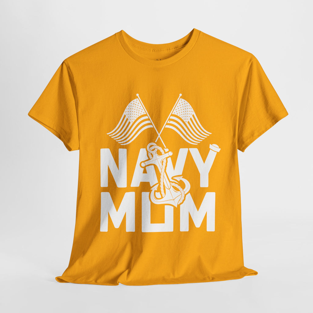Mom T-Shirt – Navy Mom Design