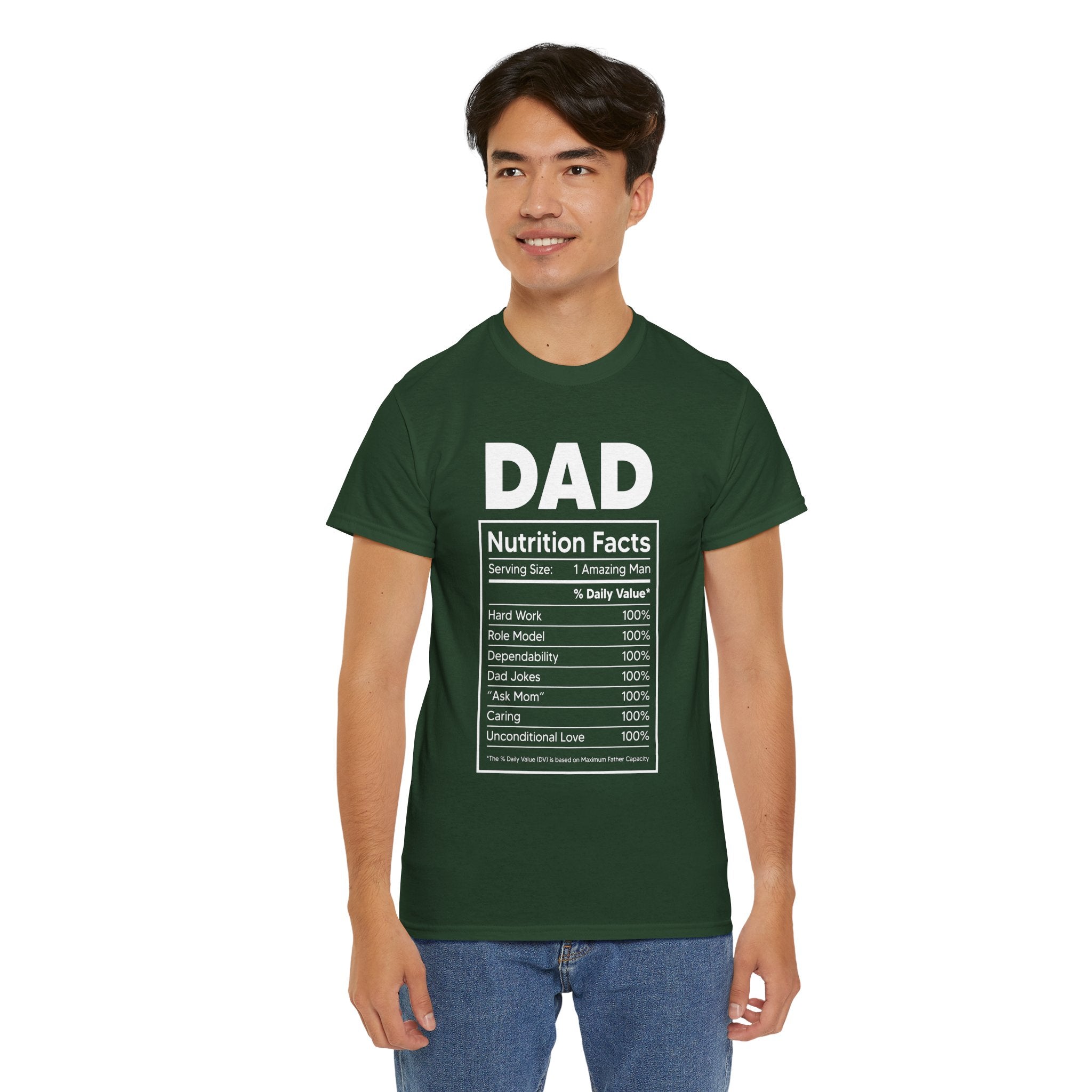 Dad's T-Shirt - Dad Nutrition Facts Design
