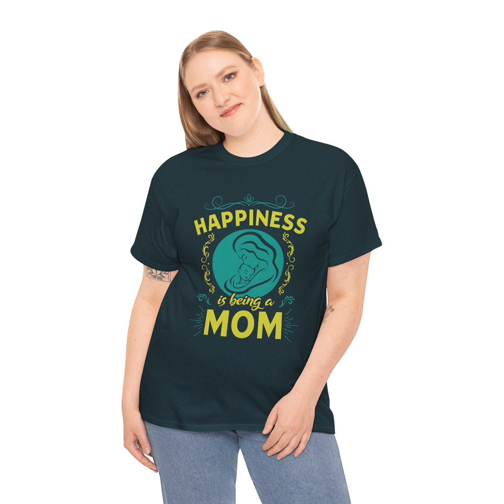 Mom T-Shirt - Happiness is Being a Mom Design